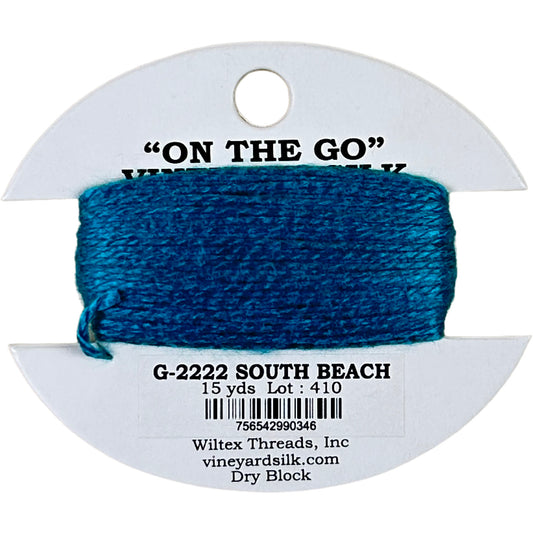 Vineyard Silk Classic On the Go 15 yd Card - 2222 South Beach