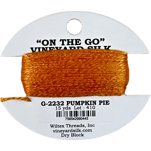 Vineyard Silk Classic On the Go 15 yd Card - 2232 Pumpkin Pie
