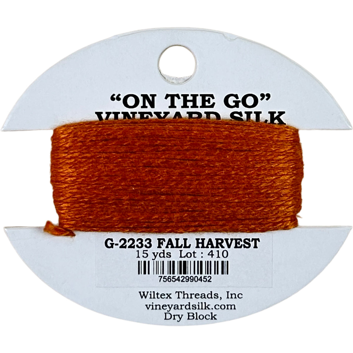 Vineyard Silk Classic On the Go 15 yd Card - 2233 Fall Harvest