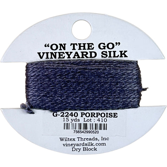 Vineyard Silk Classic On the Go 15 yd Card - 2240 Porpoise