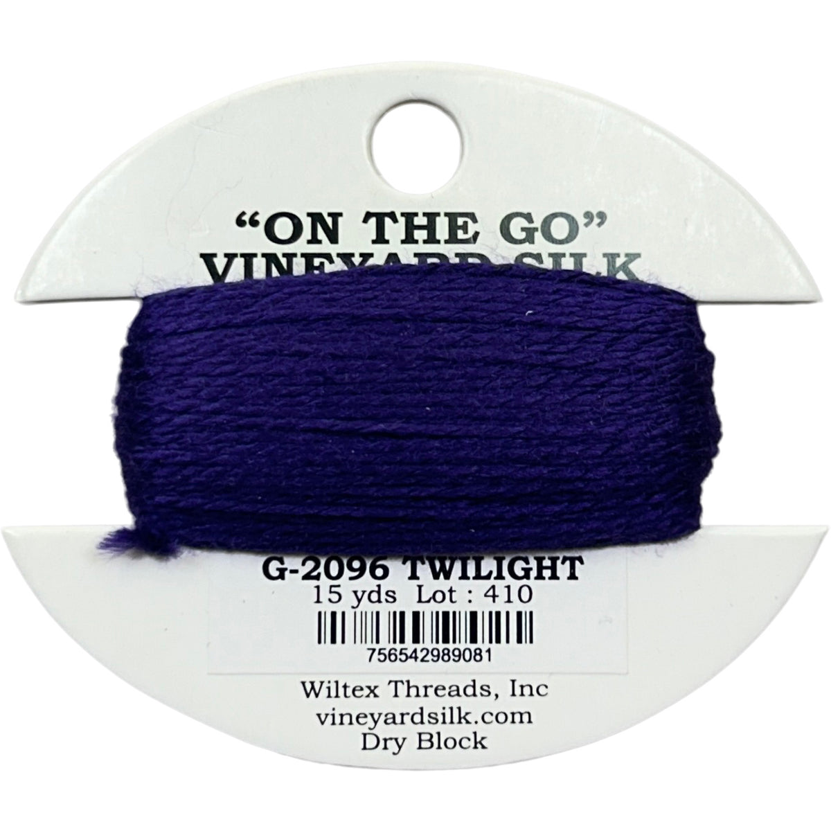 Vineyard Silk Classic On the Go 15 yd Card - 2096 Twilight