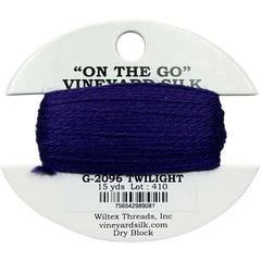 Vineyard Silk Classic On the Go 15 yd Card - 2096 Twilight