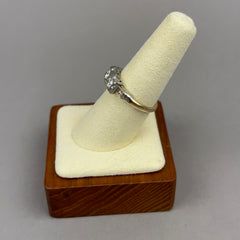 Vintage 14k Gold Diamond Duette Ring