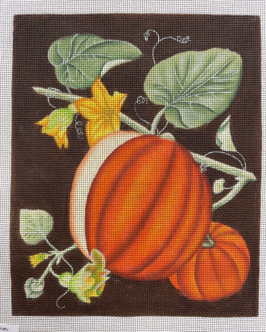 Melissa Shirley Vintage Pumpkin by Needlepoint Canvas
