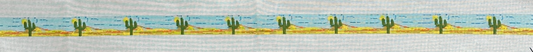 Voila Cactus Belt Needlepoint Canvas