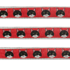 Voila Mabel Cat Belt Canvas Needlepoint Canvas