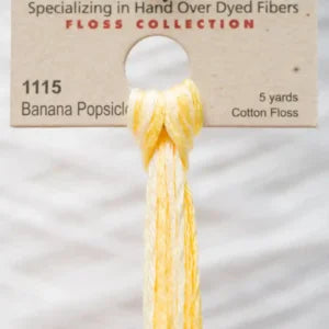 Weeks Dye Works Overdyed Floss - 1115 Banana Popsicle