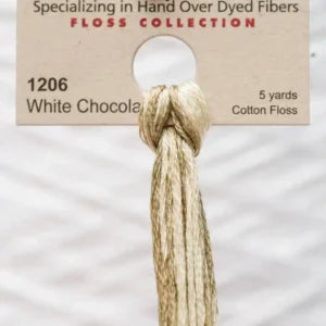 Weeks Dye Works Overdyed Floss - 1206 White Chocolate