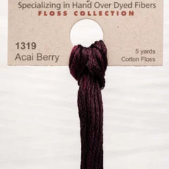 Weeks Dye Works Overdyed Floss - 1319 Acai Berry