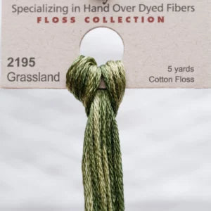 Weeks Dye Works Overdyed Floss - 2195 Grassland