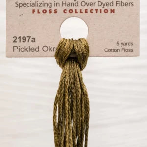 Weeks Dye Works Overdyed Floss - 2197a Pickled Okra