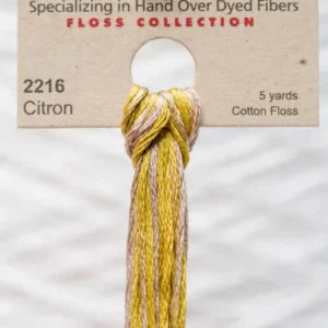 Weeks Dye Works Overdyed Floss - 2216 Citron