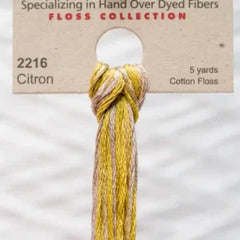 Weeks Dye Works Overdyed Floss - 2216 Citron