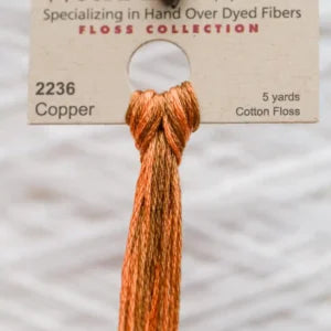 Weeks Dye Works Overdyed Floss - 2236 Copper