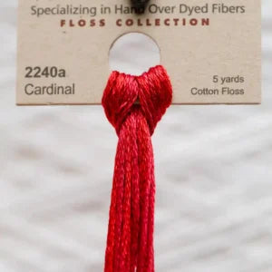 Weeks Dye Works Overdyed Floss - 2240a Cardinal