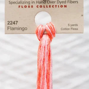 Weeks Dye Works Overdyed Floss - 2247 Flamingo