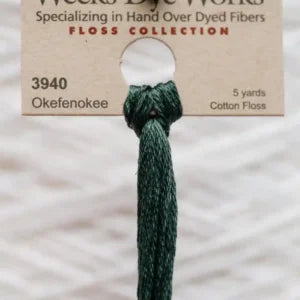 Weeks Dye Works Overdyed Floss - 3940 Okefenokee