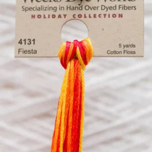 Weeks Dye Works Overdyed Floss - 4131 Fiesta