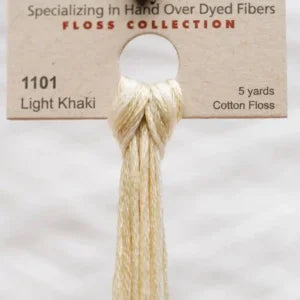 Weeks Dye Works Overdyed Floss - 1101 Light Khaki