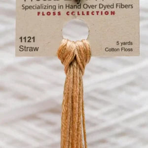 Weeks Dye Works Overdyed Floss - 1121 Straw