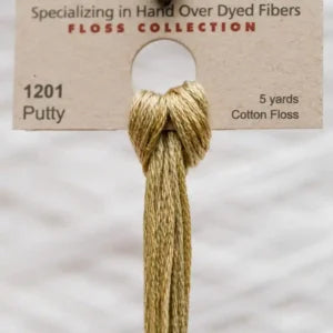Weeks Dye Works Overdyed Floss - 1201 Putty