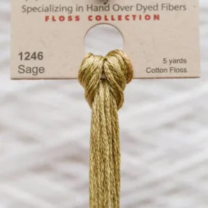 Weeks Dye Works Overdyed Floss - 1246 Sage