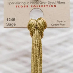 Weeks Dye Works Overdyed Floss - 1246 Sage