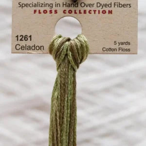 Weeks Dye Works Overdyed Floss - 1261 Celadon