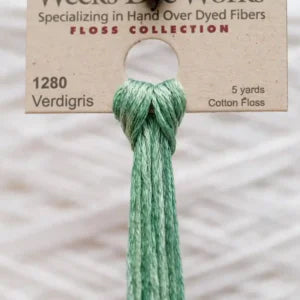 Weeks Dye Works Overdyed Floss - 1280 Verdigris