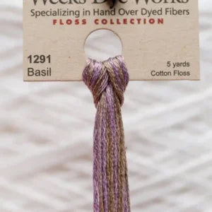 Weeks Dye Works Overdyed Floss - 1291 Basil