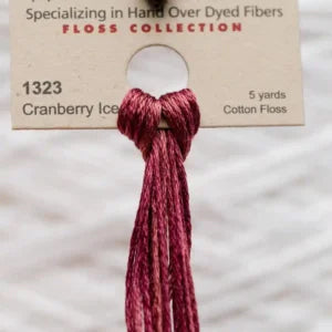 Weeks Dye Works Overdyed Floss - 1323 Cranberry Ice
