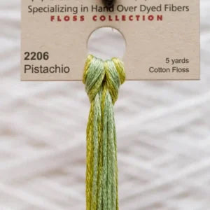 Weeks Dye Works Overdyed Floss - 2206 Pistachio