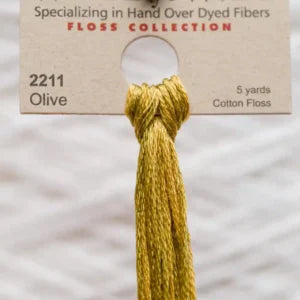 Weeks Dye Works Overdyed Floss - 2211 Olive