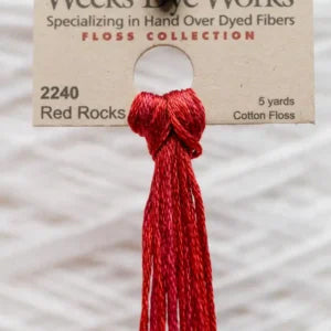 Weeks Dye Works Overdyed Floss - 2240 Red Rocks