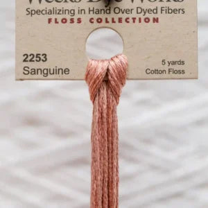 Weeks Dye Works Overdyed Floss - 2253 Sanguine