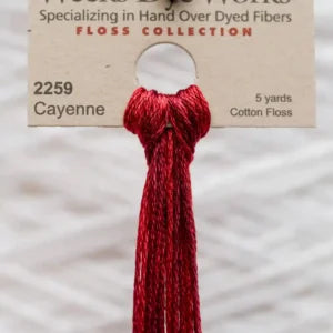 Weeks Dye Works Overdyed Floss - 2259 Cayenne