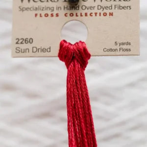 Weeks Dye Works Overdyed Floss - 2260 Sun Dried