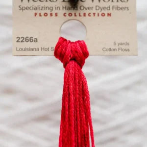 Weeks Dye Works Overdyed Floss - 2266a Louisiana Hot Sauce