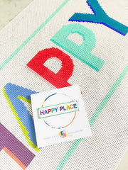 Wheelhaus Needlepoint Happy Place Needle Minder