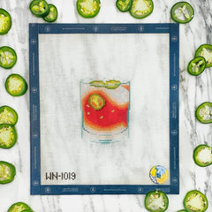 Wheelhaus Needlepoint Jalape√±o Spicer Margarita Needlepoint Canvas