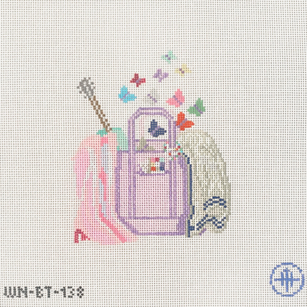 Wheelhaus Needlepoint Lover Boat Tote Needlepoint Canvas