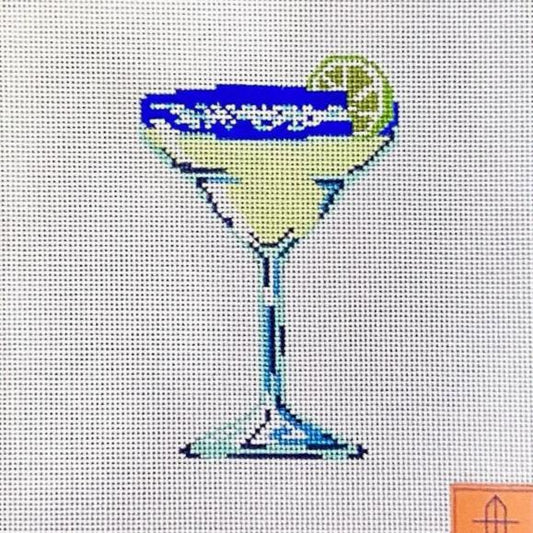 Wheelhaus Needlepoint On The Rocks Margarita Needlepoint Canvas