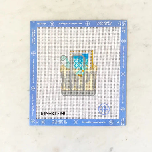 Wheelhaus Needlepoint Stitch Club Boat Tote Needlepoint Canvas