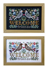 Tellin Emblem Wildflower Welcome Cross Stitch Pattern