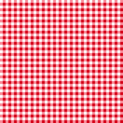 Finishing: Wilmington Prints Essentials Red and White Gingham Cotton Fabric