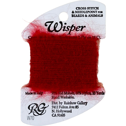 Rainbow Gallery Wisper - 070 Red