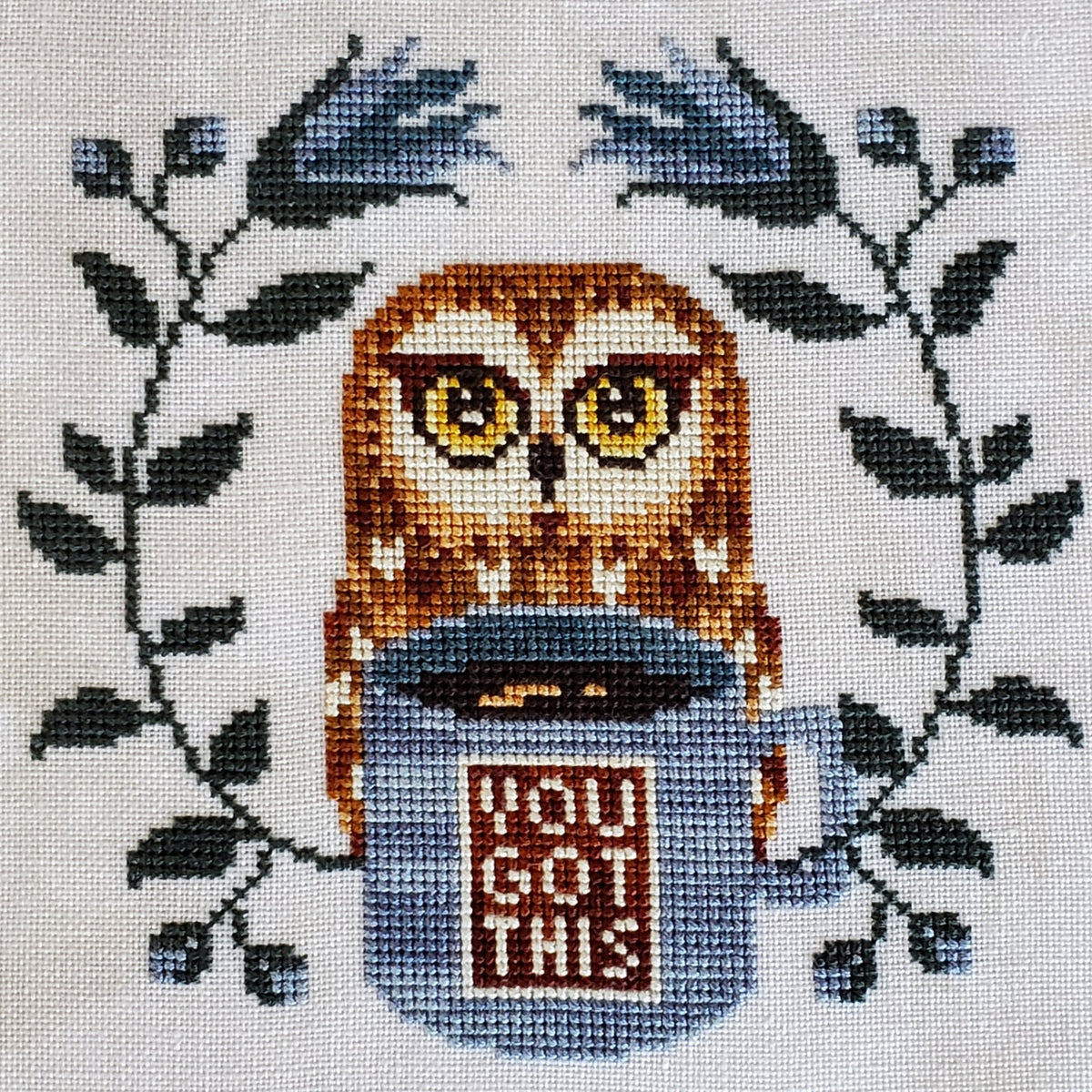 The Artsy Housewife You Got This Cross Stitch Pattern