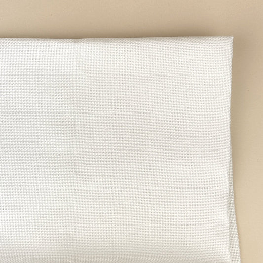 Finishing: 20 ct Zweigart Cork Linen Cross Stitch Fabric - Antique White