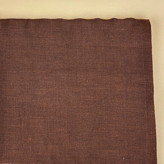 Finishing: 32 ct Zweigart Belfast Linen Cross Stitch Fabric - Dark Chocolate
