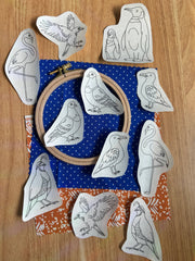 M Creative J Odd Birds Embroidery Patterns Stick and Stitch Animal Designs
